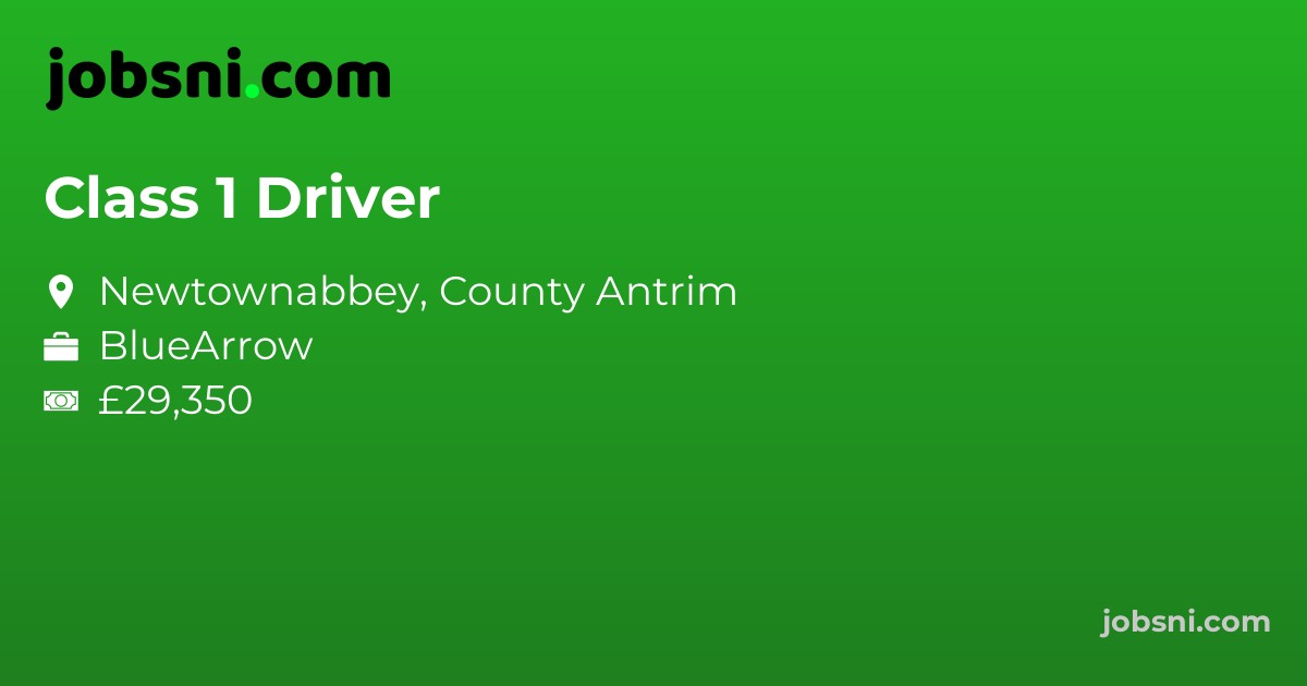 Class 1 Driver
