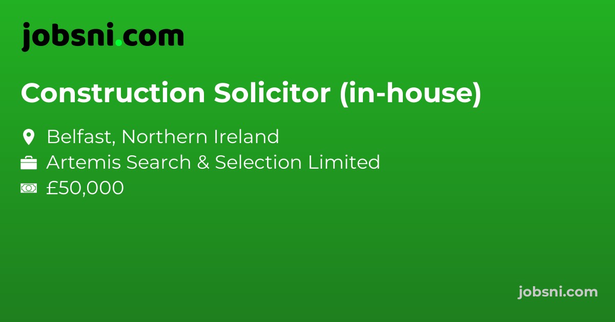 Construction Solicitor (in-house)