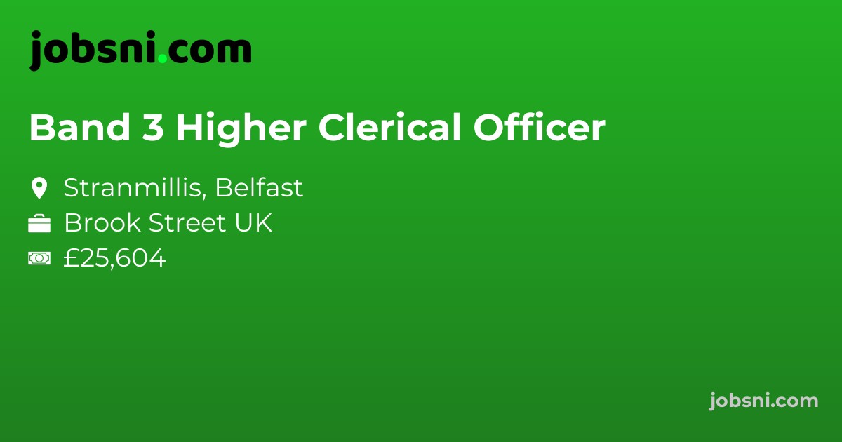 Band 3 Higher Clerical Officer