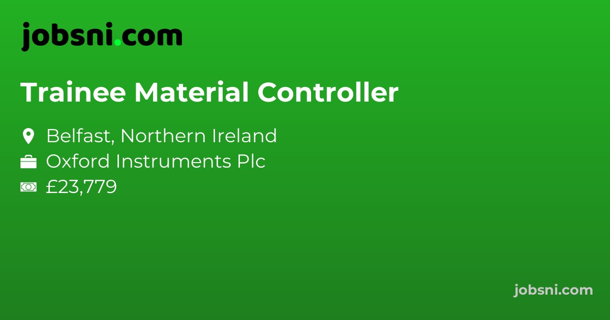Trainee Material Controller