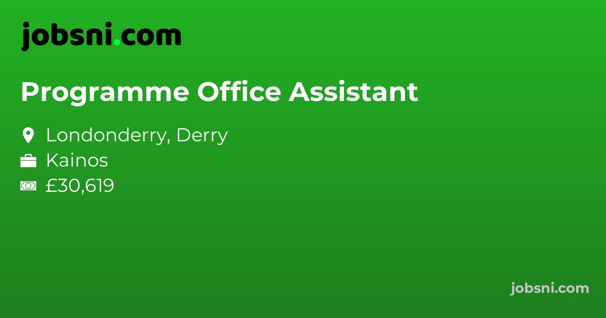 Programme Office Assistant