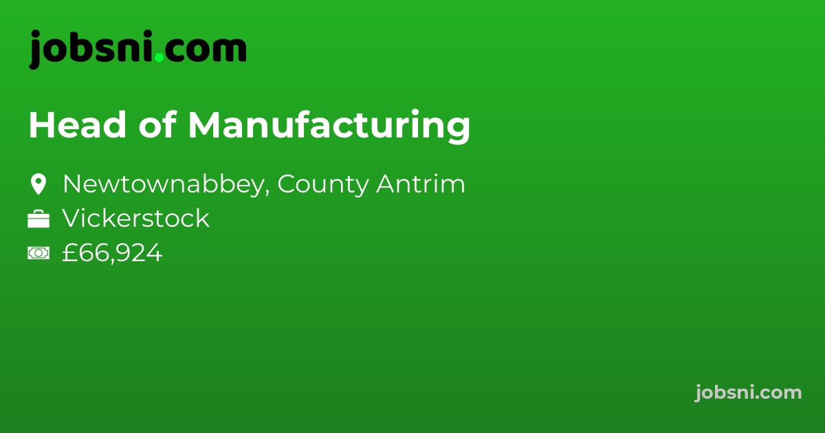 Head of Manufacturing