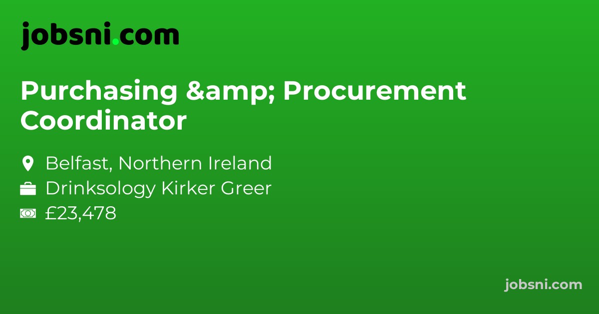 Purchasing & Procurement Coordinator