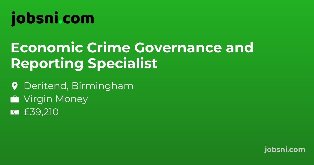 Economic Crime Governance and Reporting Specialist