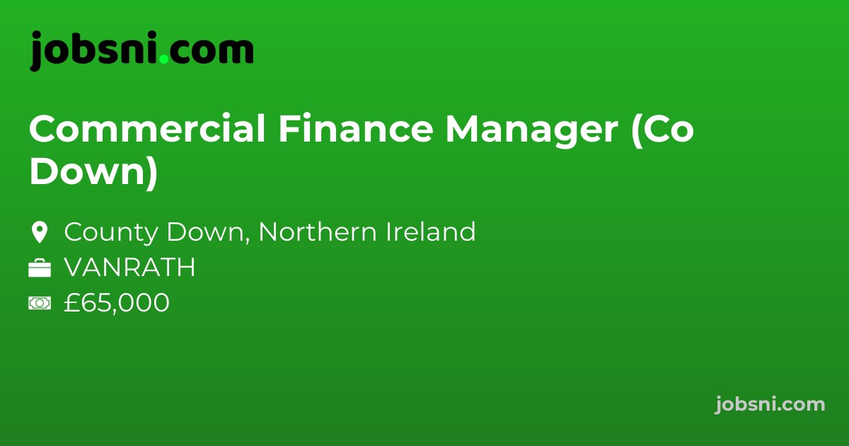 Commercial Finance Manager (Co Down)