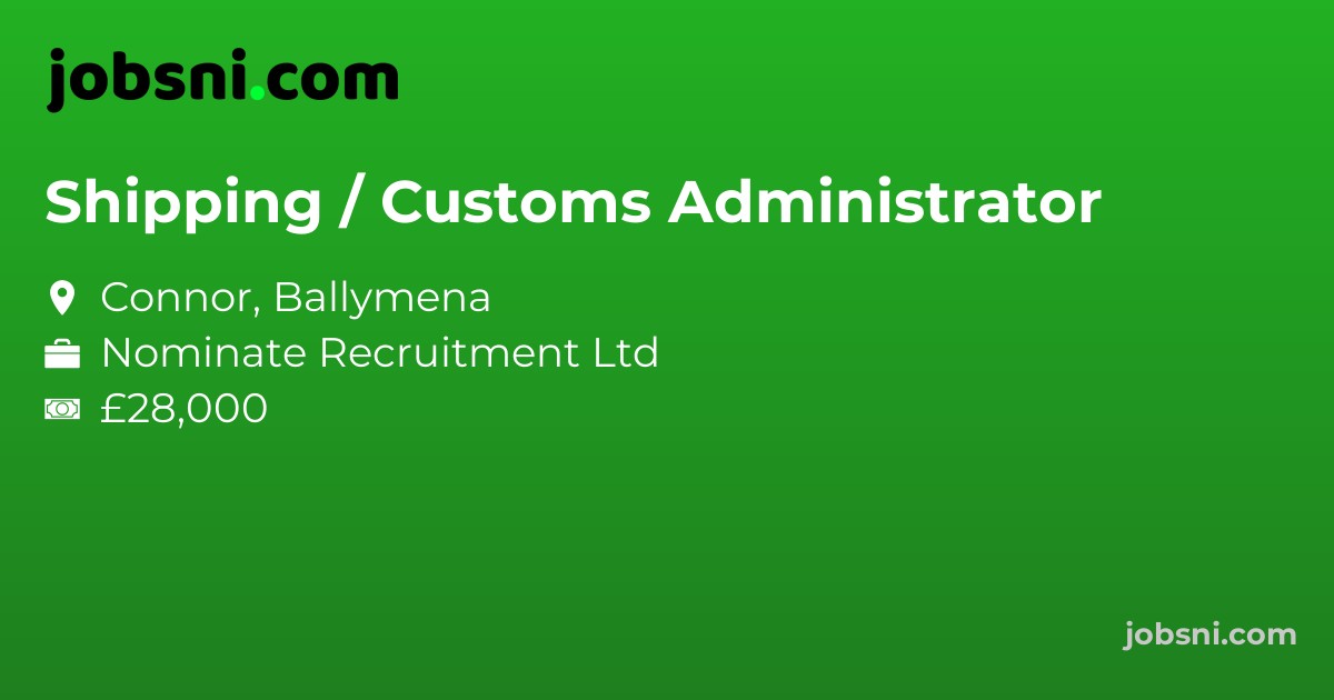 Shipping / Customs Administrator