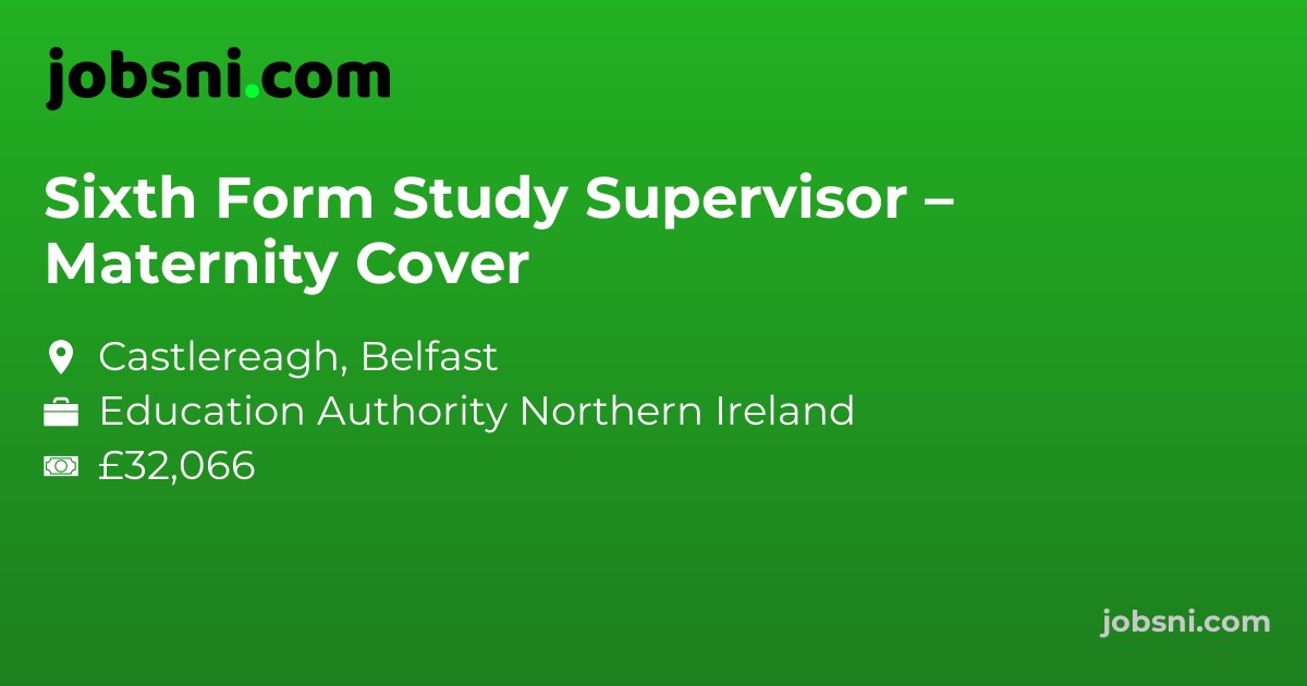 Sixth Form Study Supervisor – Maternity Cover