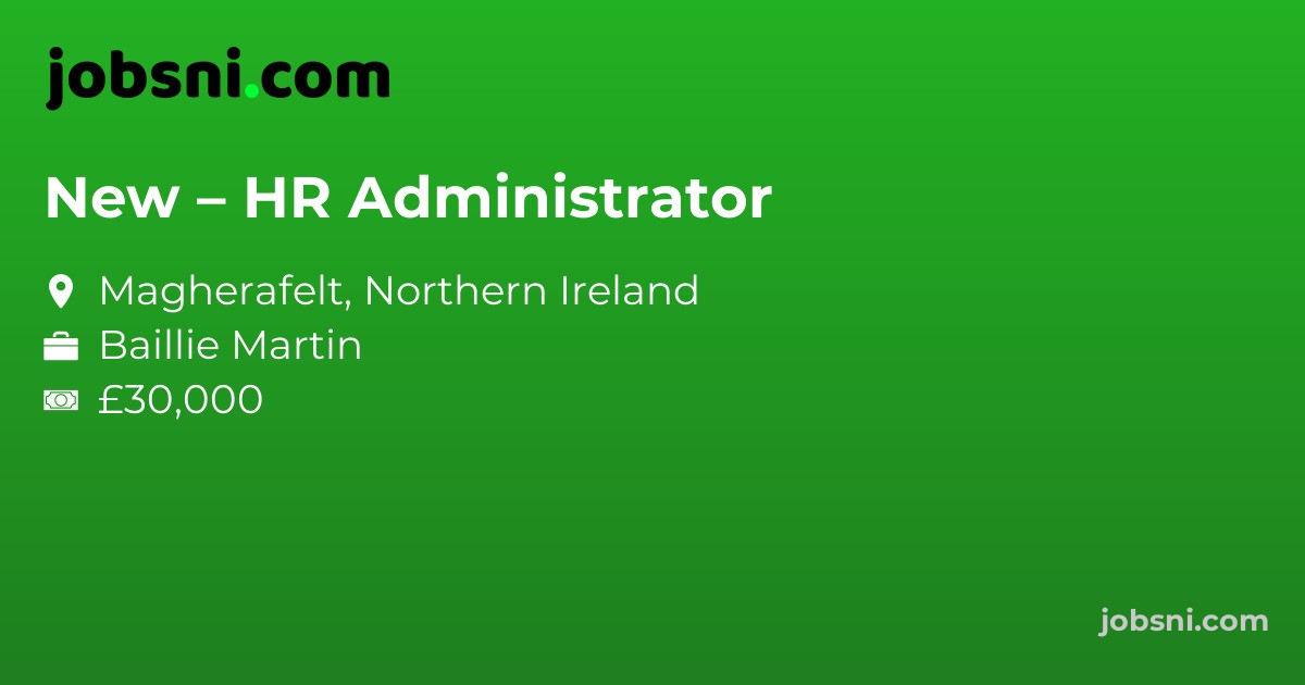 New – HR Administrator