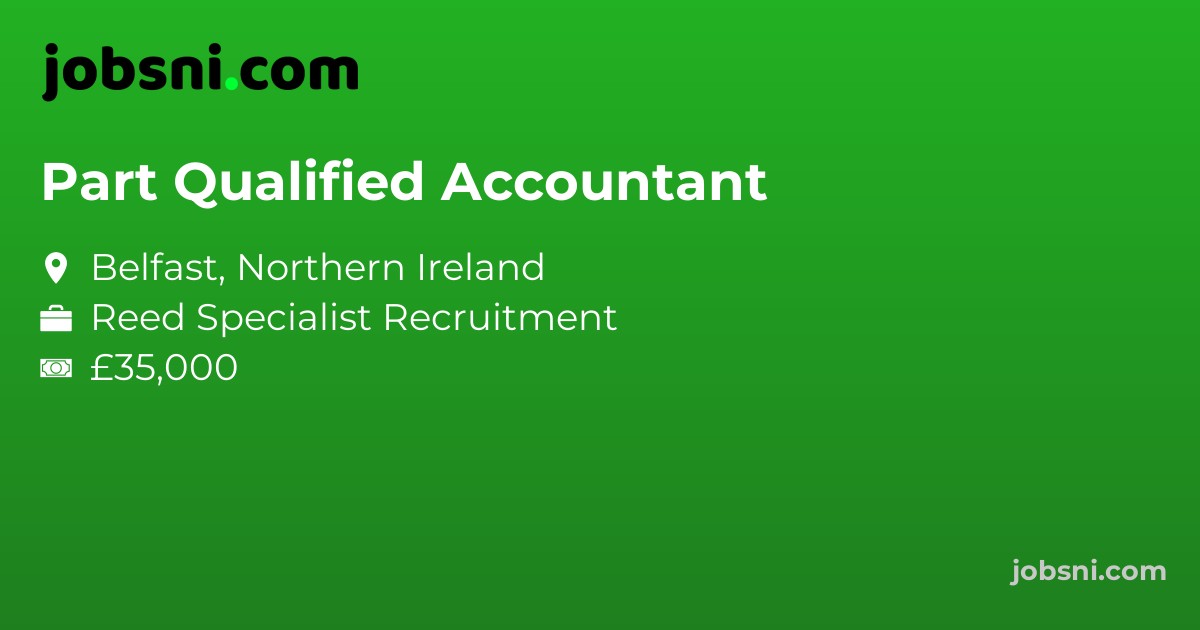 Part Qualified Accountant