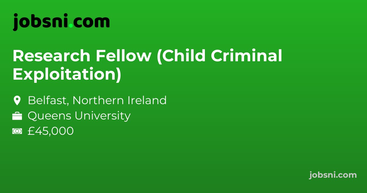 Research Fellow (Child Criminal Exploitation)