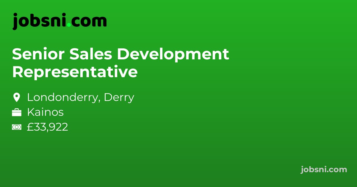 Senior Sales Development Representative
