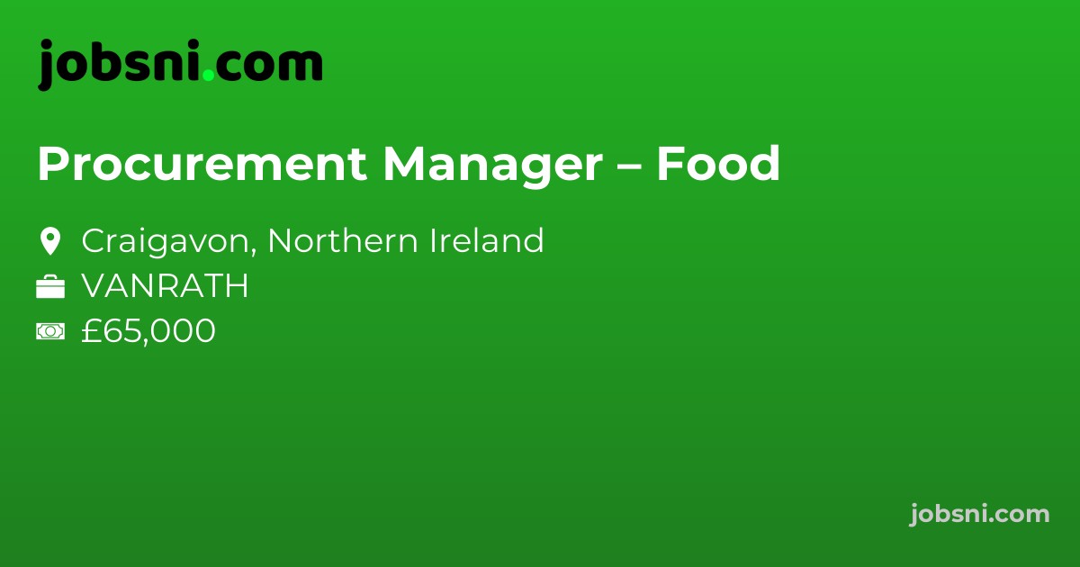 Procurement Manager – Food