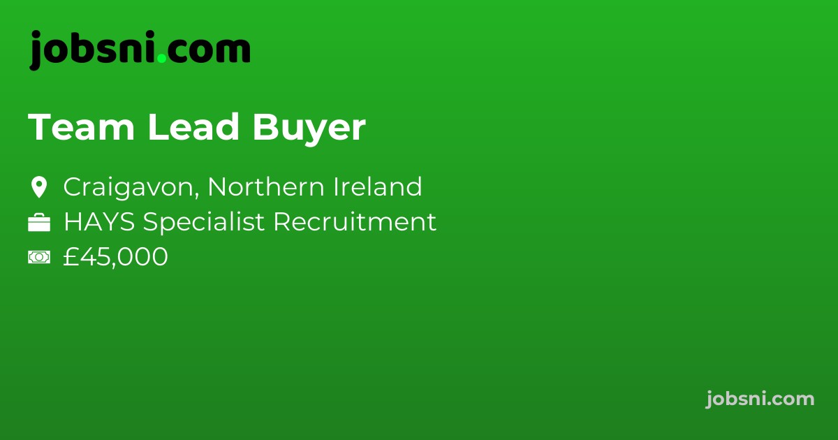 Team Lead Buyer