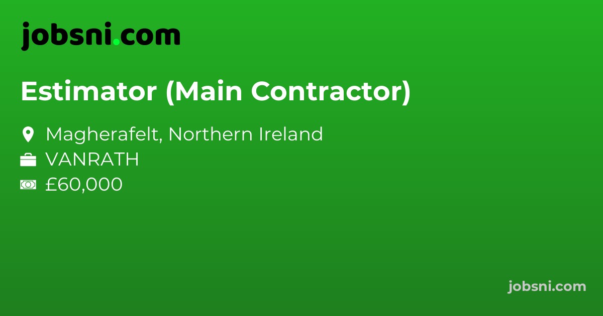 Estimator (Main Contractor)