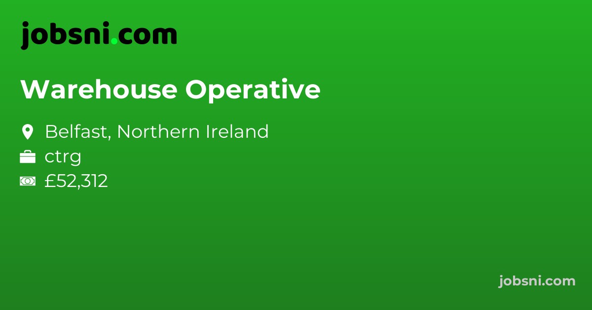Warehouse Operative