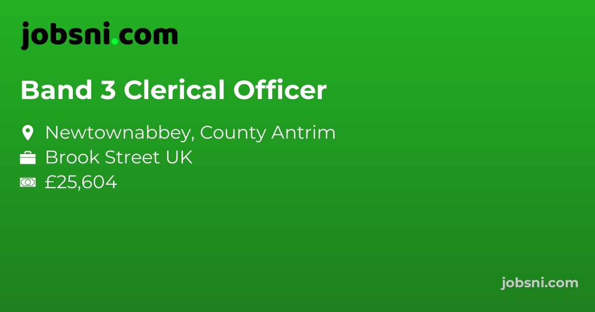 Band 3 Clerical Officer