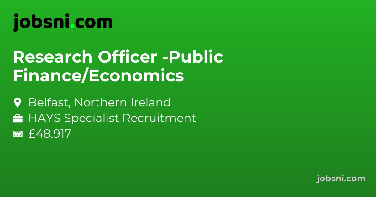 Research Officer -Public Finance/Economics