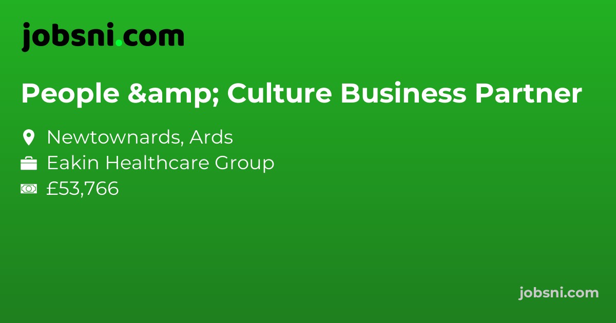People & Culture Business Partner