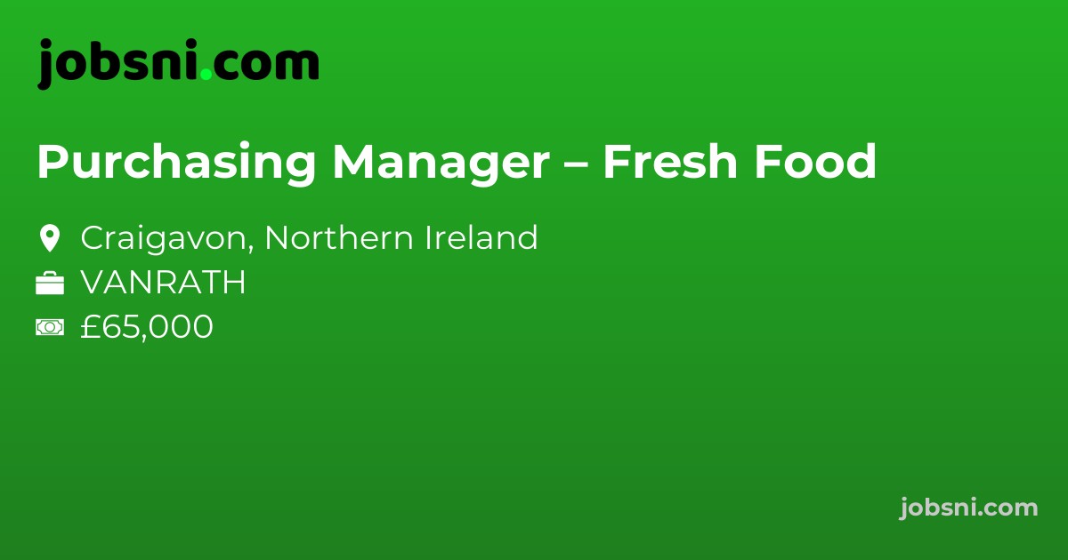 Purchasing Manager – Fresh Food
