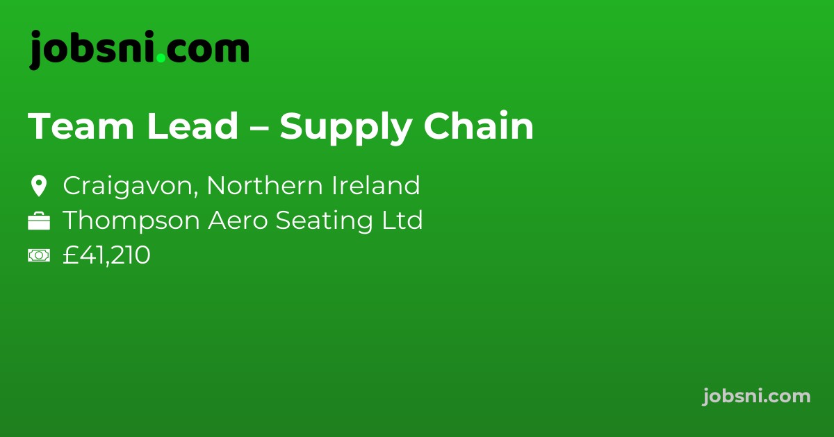 Team Lead – Supply Chain