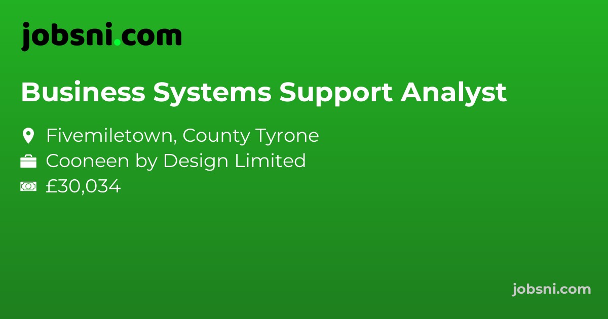 Business Systems Support Analyst