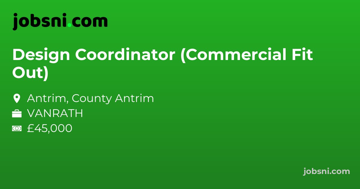 Design Coordinator (Commercial Fit Out)