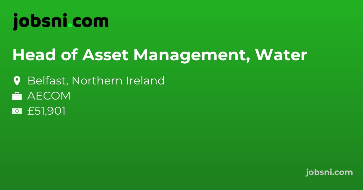 Head of Asset Management, Water