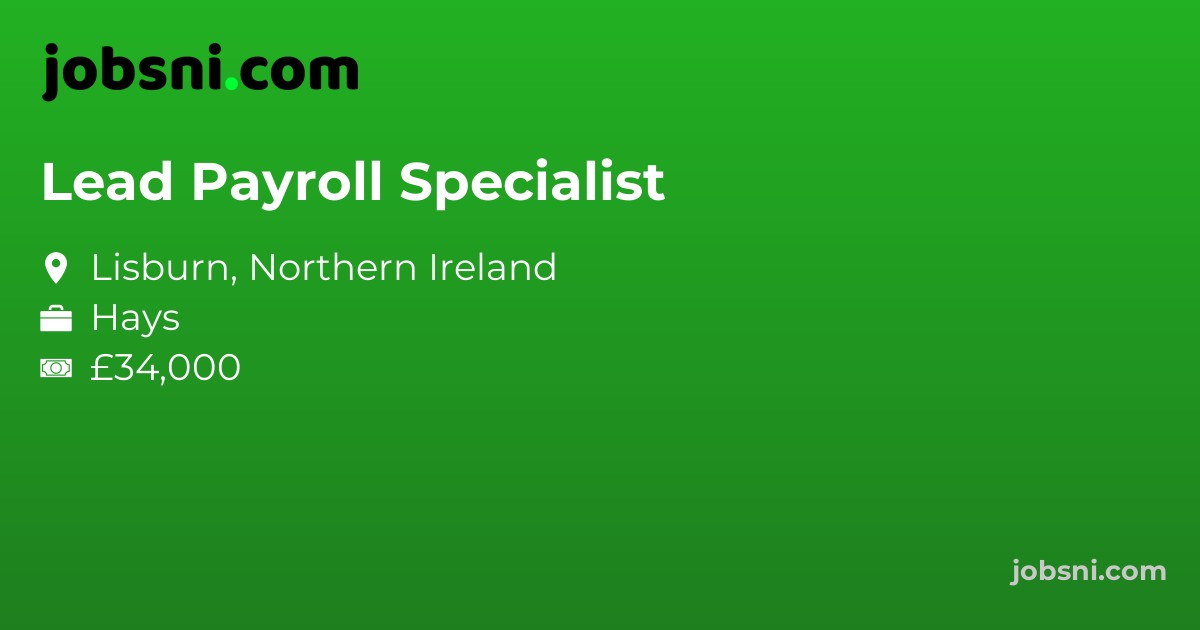Lead Payroll Specialist