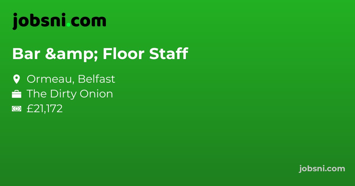 Bar & Floor Staff