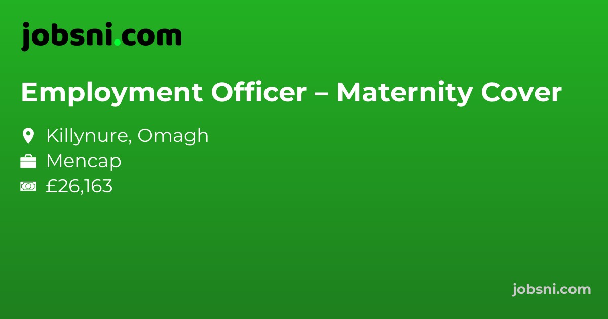 Employment Officer – Maternity Cover