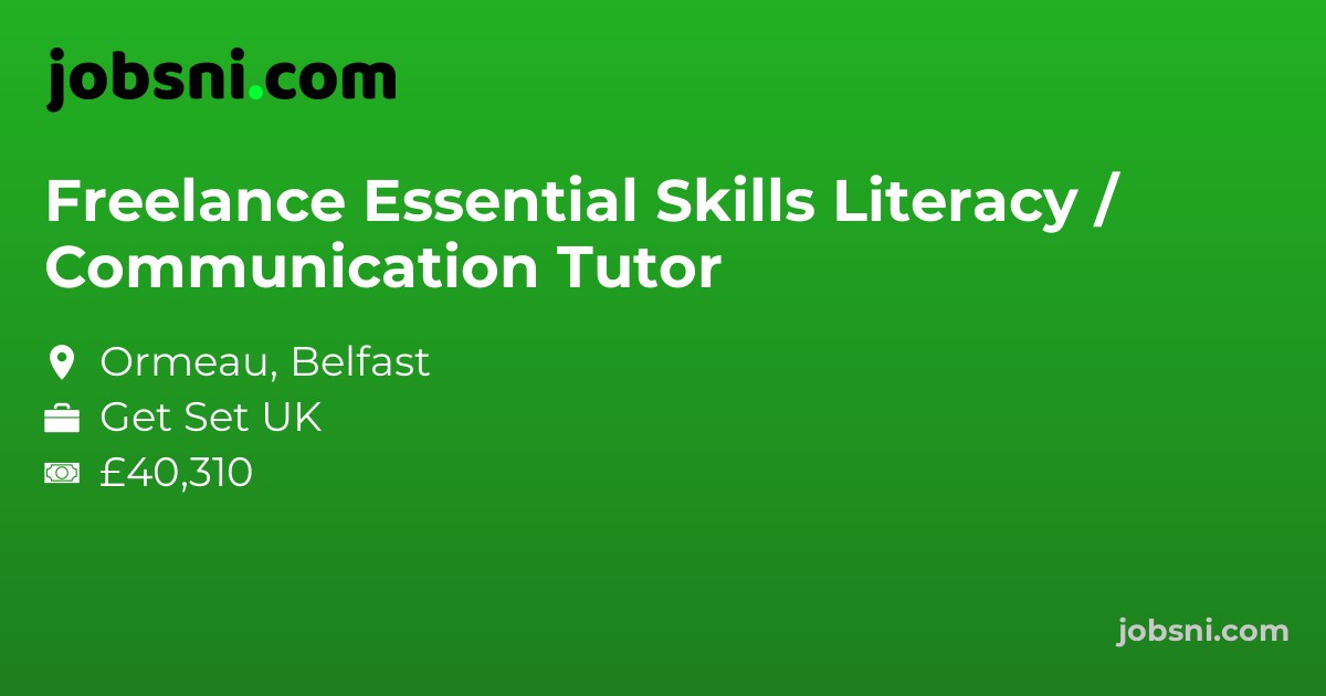 Freelance Essential Skills Literacy / Communication Tutor