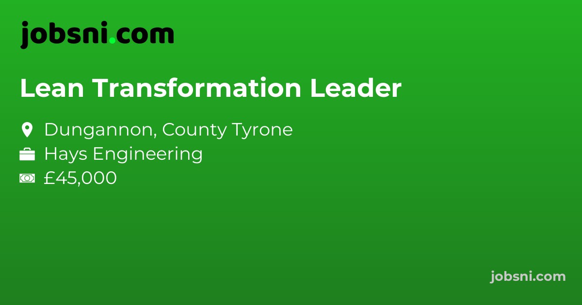 Lean Transformation Leader