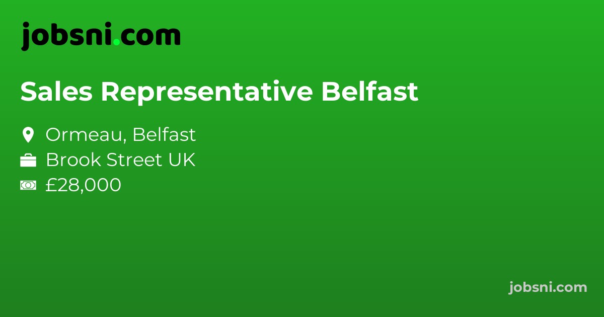 Sales Representative Belfast