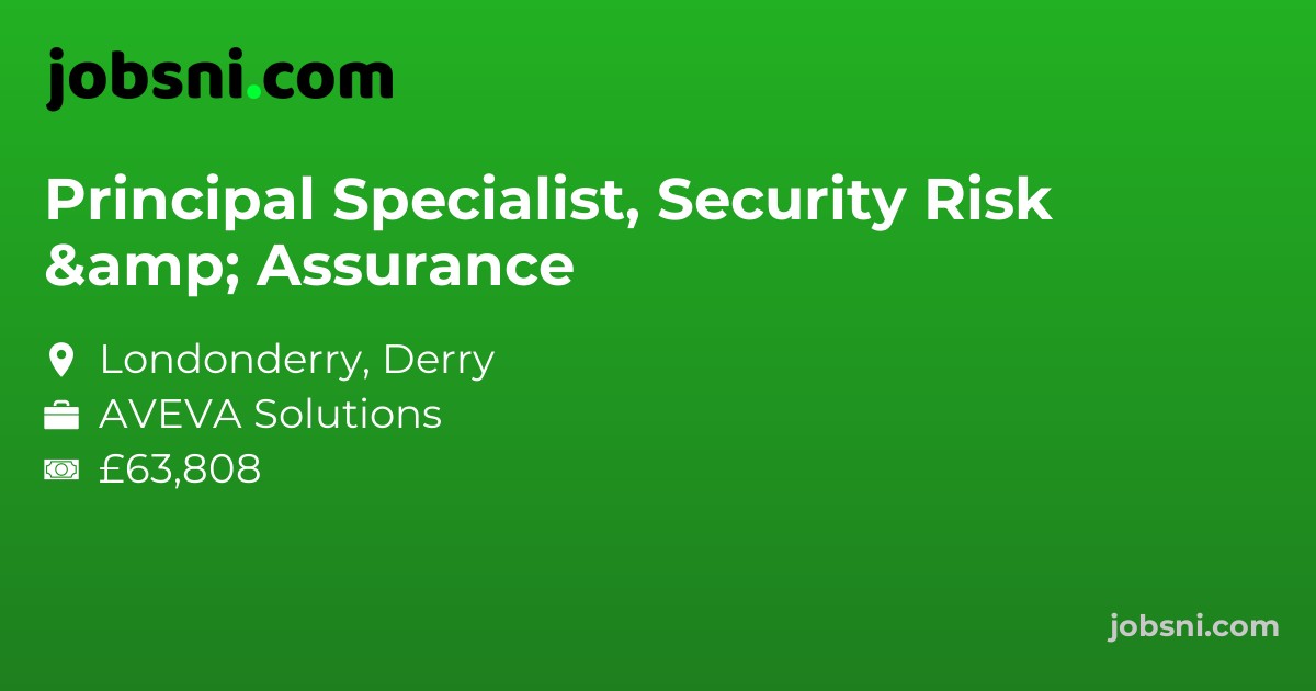 Principal Specialist, Security Risk & Assurance