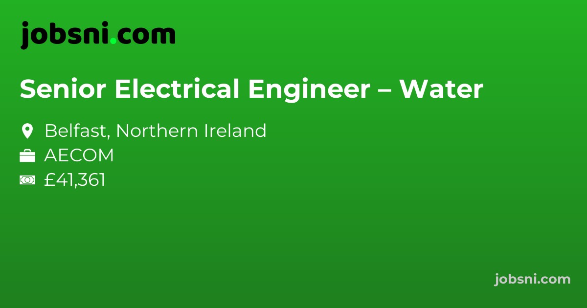 Senior Electrical Engineer – Water