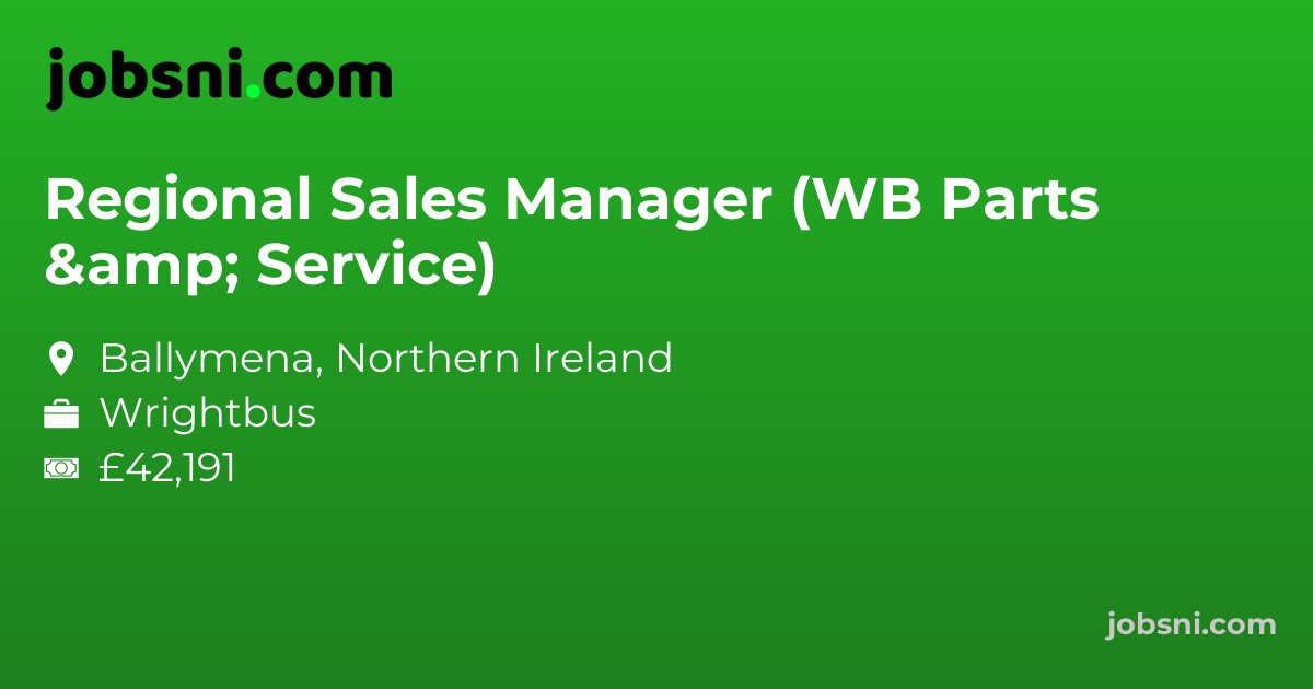 Regional Sales Manager (WB Parts & Service)