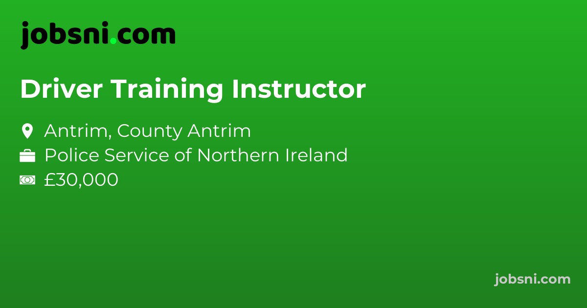 Driver Training Instructor
