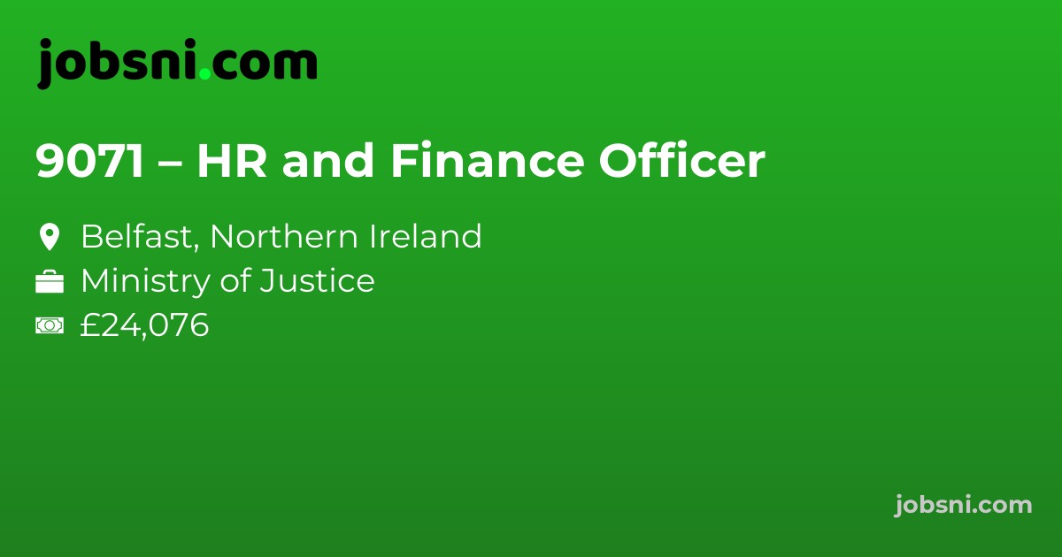 9071 – HR and Finance Officer