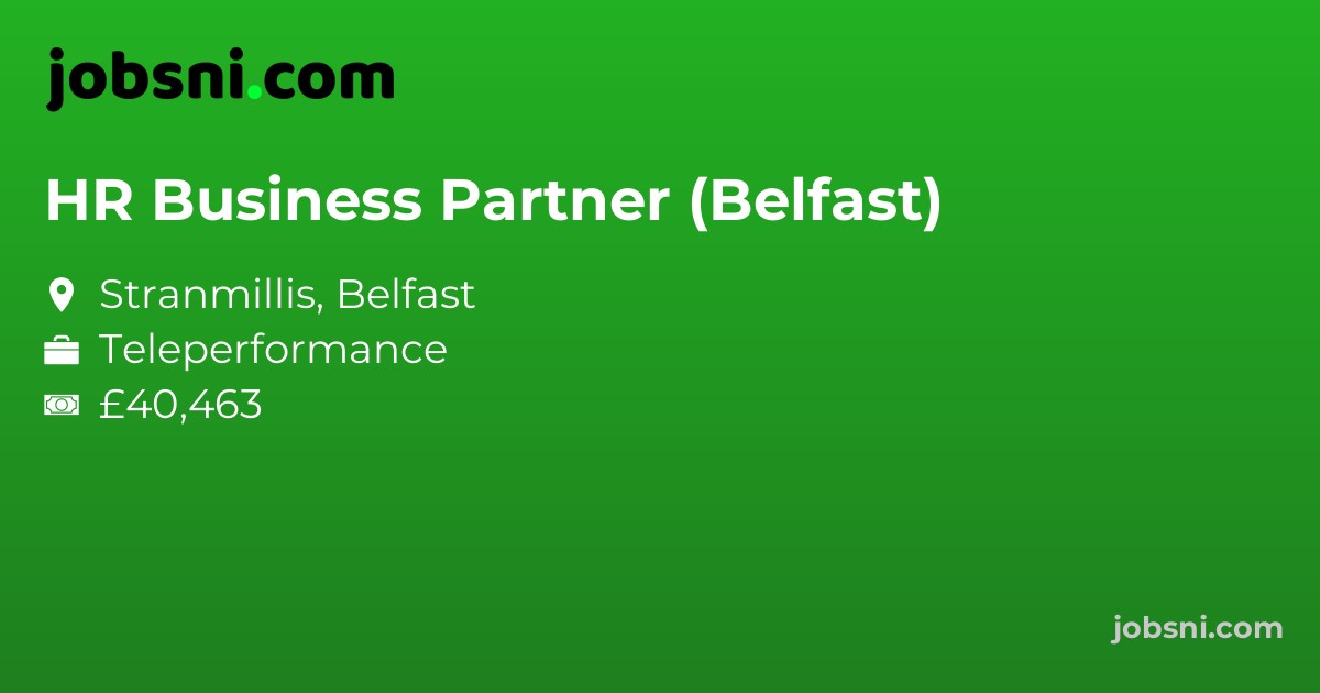 HR Business Partner (Belfast)