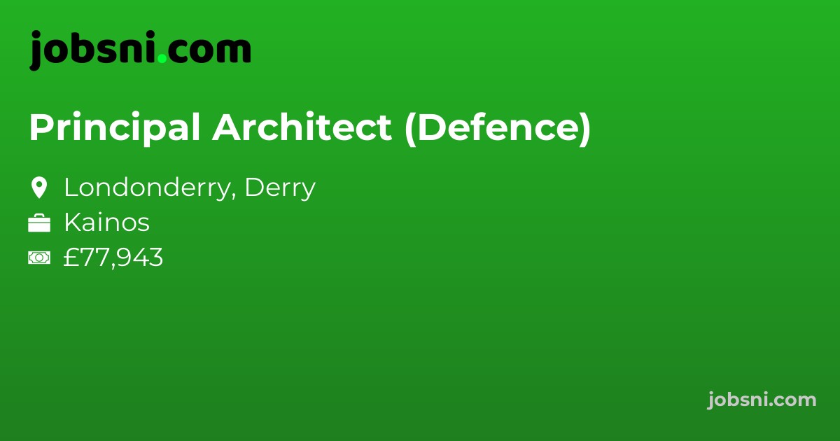 Principal Architect (Defence)