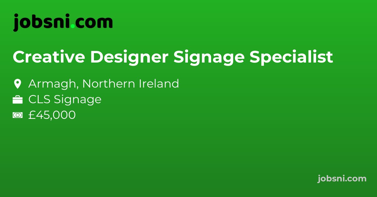 Creative Designer Signage Specialist