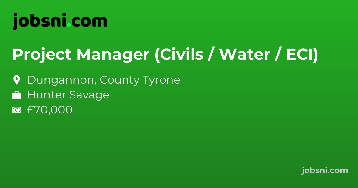 Project Manager (Civils / Water / ECI)