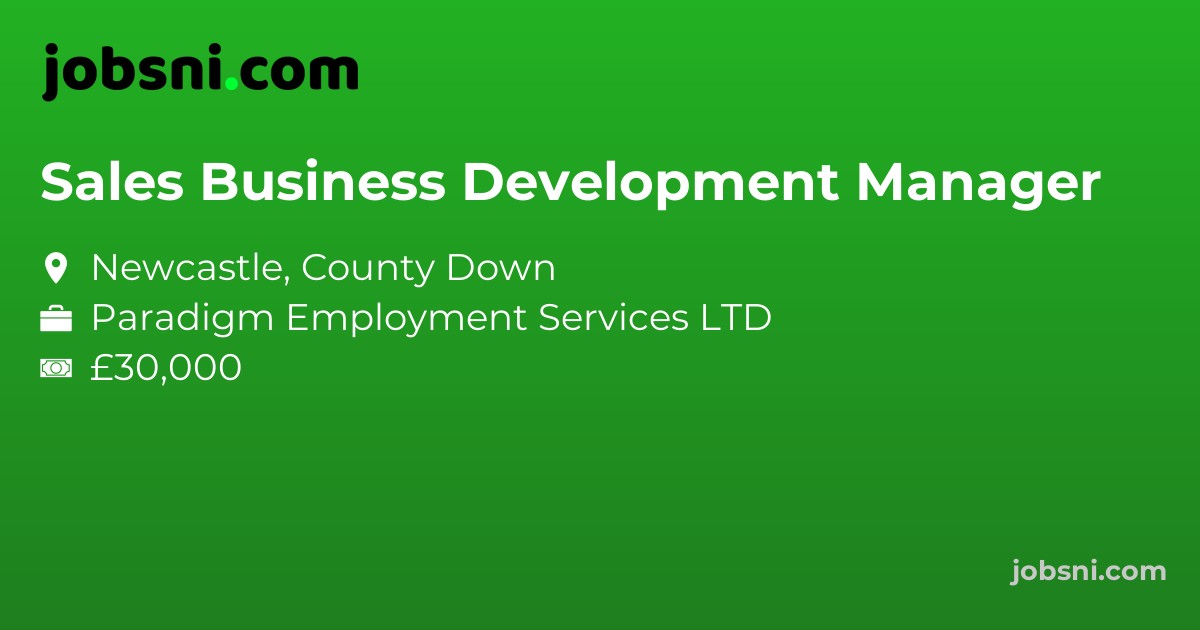 Sales Business Development Manager
