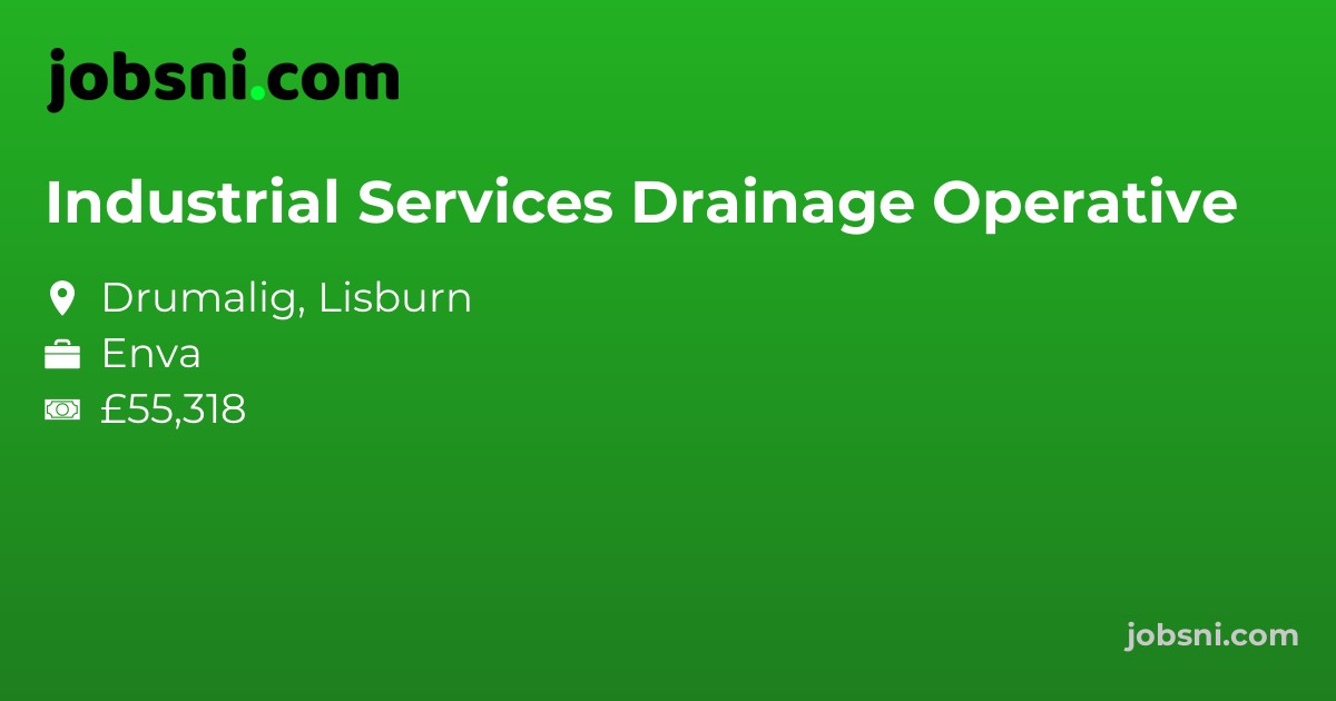 Industrial Services Drainage Operative
