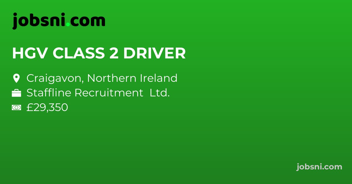 HGV CLASS 2 DRIVER