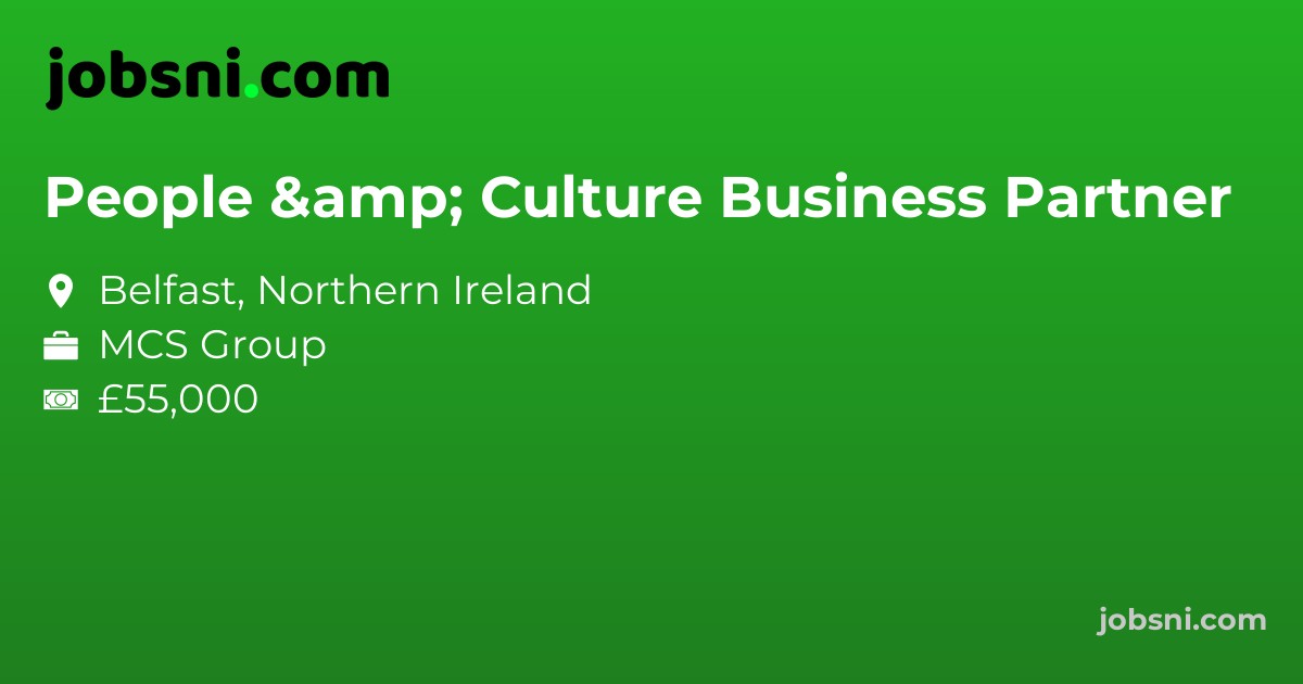 People & Culture Business Partner