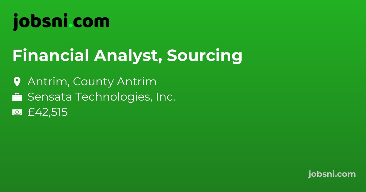 Financial Analyst, Sourcing