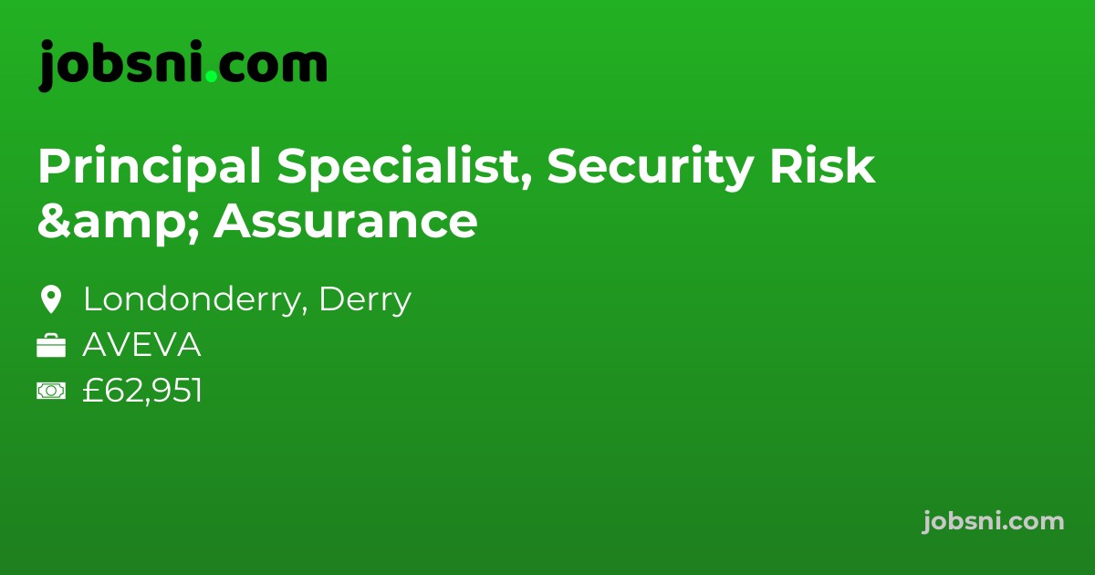 Principal Specialist, Security Risk & Assurance