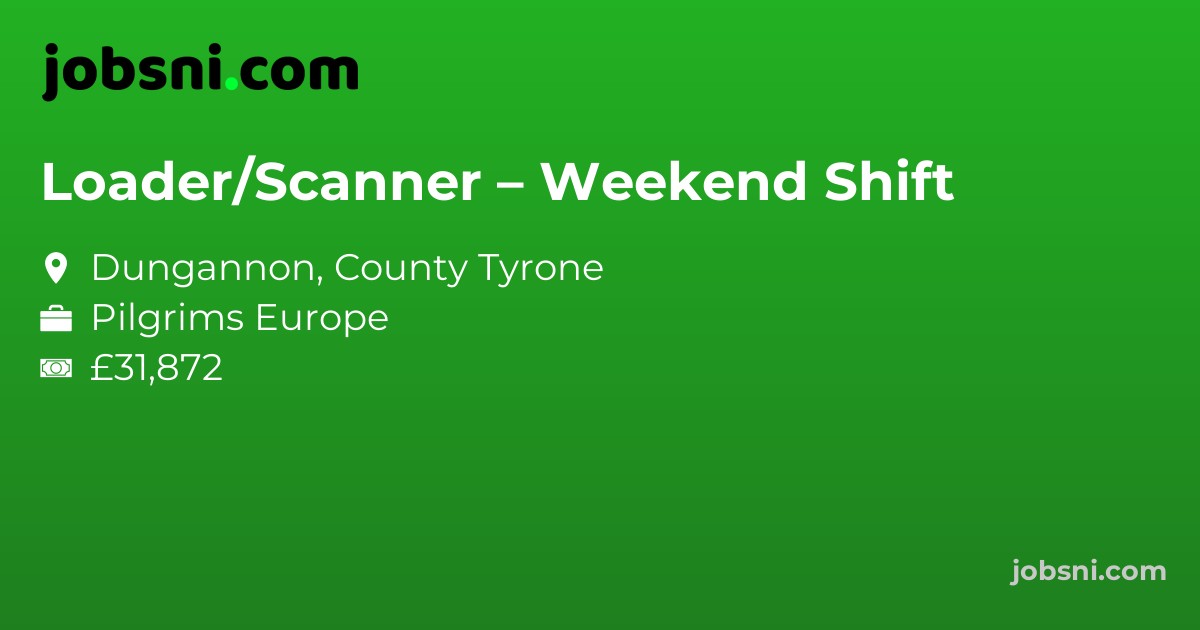 Loader/Scanner – Weekend Shift
