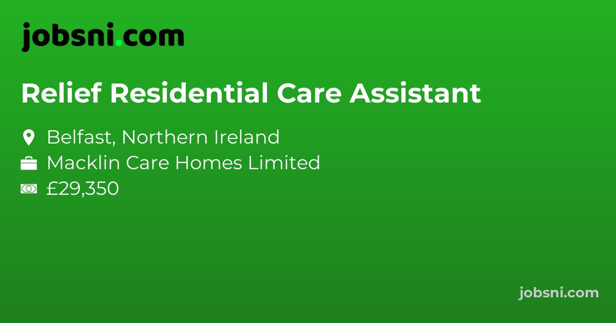 Relief Residential Care Assistant